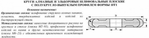 Круг алмазный 1FF1(плоский,полукруг.-выпукл.профиль)200х10х6х4х3х32 R3,0 АС4 125/100 100% В2-01 125,0 карат