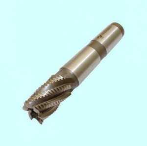 Фреза Концевая d44,0х 63х188 к/х Р6АМ5 Z=6 КМ4 DIN845-B обдирочная со стружколомом "CNIC"