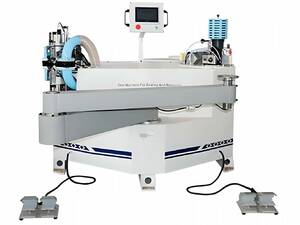 Кромкооблицовочный станок FABTEC 670 для криволинейных деталей 2 в 1 (оклейка и фрезеровка), EVA и PUR
