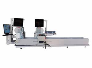 Двухголовочная отрезная пила FABTEC LJN2-CNC-500x4500 для алюминиевого профиля с ЧПУ