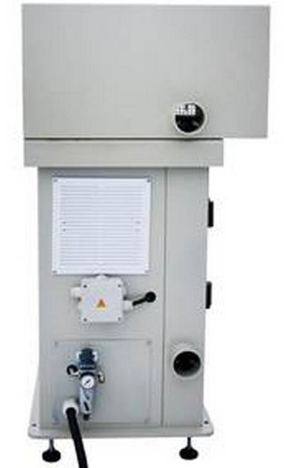 EcoWood TK 350 PM  Аспирационные отверстия  На станке предусмотрено 2 аспирационных отверстия для эффективного удаления опилок из зоны пиления 